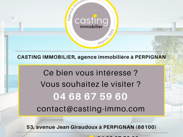 Appartement rénové de 52m² au cœur de Perpignan, idéal pour investissement ou résidence principale 