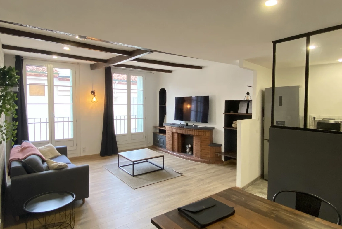 Appartement rénové de 52m² au cœur de Perpignan, idéal pour investissement ou résidence principale 