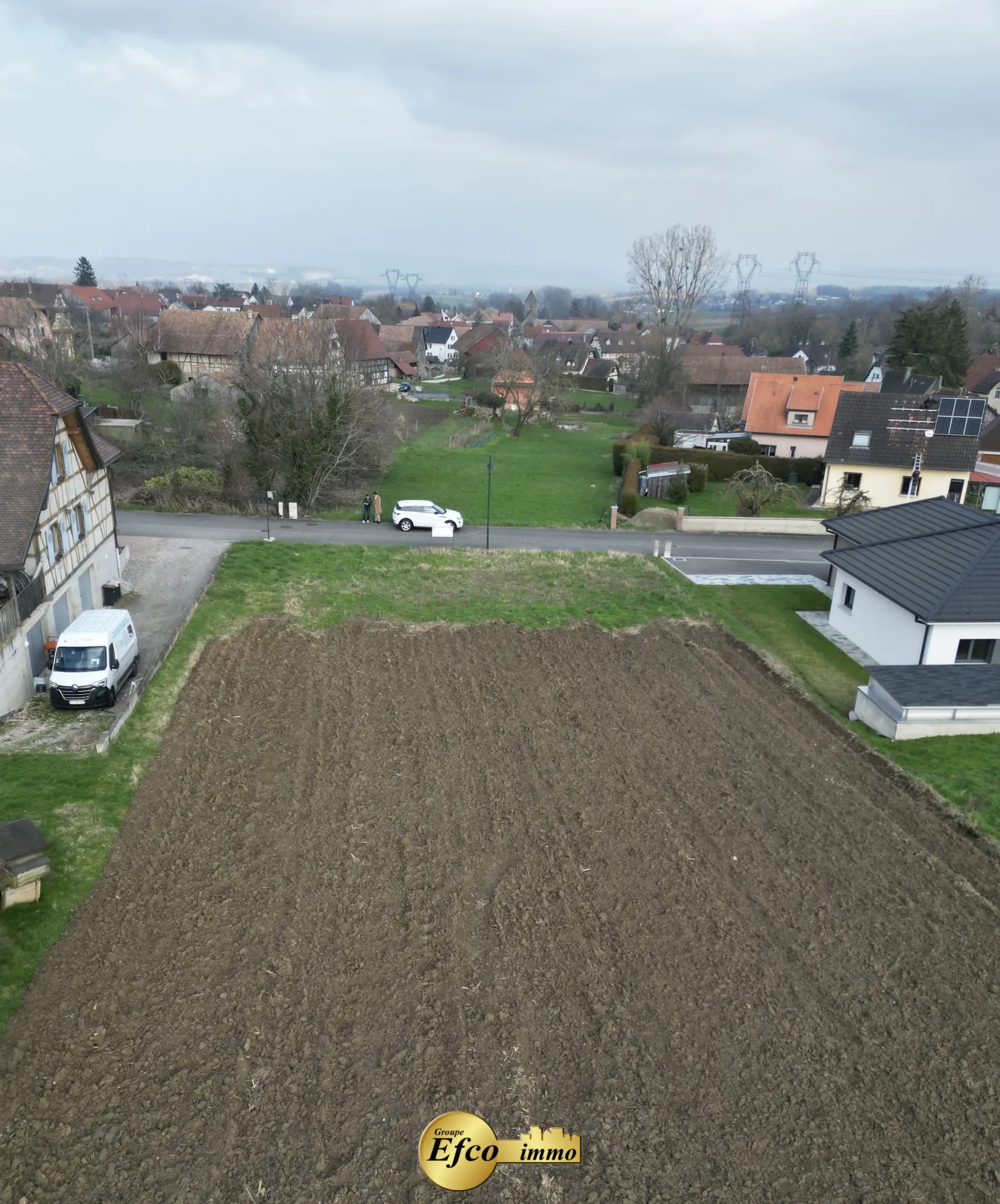 Terrain constructible de 8,5 ares à Stetten, proximité Bâle 