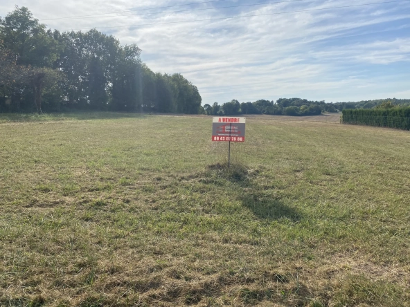 Terrain constructible de 1970 m² à Sarliac-sur-l'Isle, vue dégagée