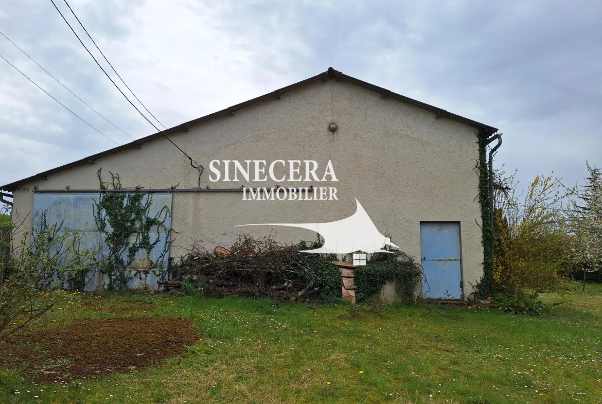 Maison à vendre de 170 m² avec piscine et grand hangar à Bordeilles 