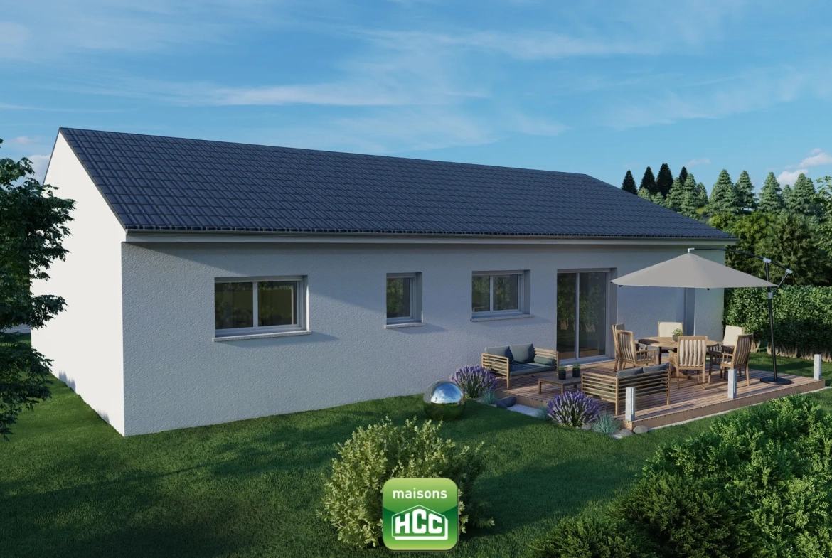 Terrain à bâtir de 900 m² à Alaincourt-la-Côte à 20 minutes de Metz 
