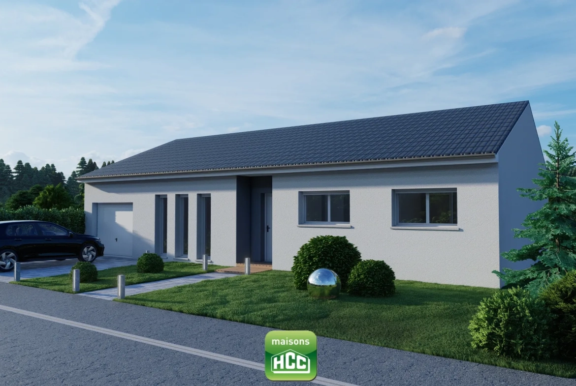 Terrain à bâtir de 900 m² à Alaincourt-la-Côte à 20 minutes de Metz 
