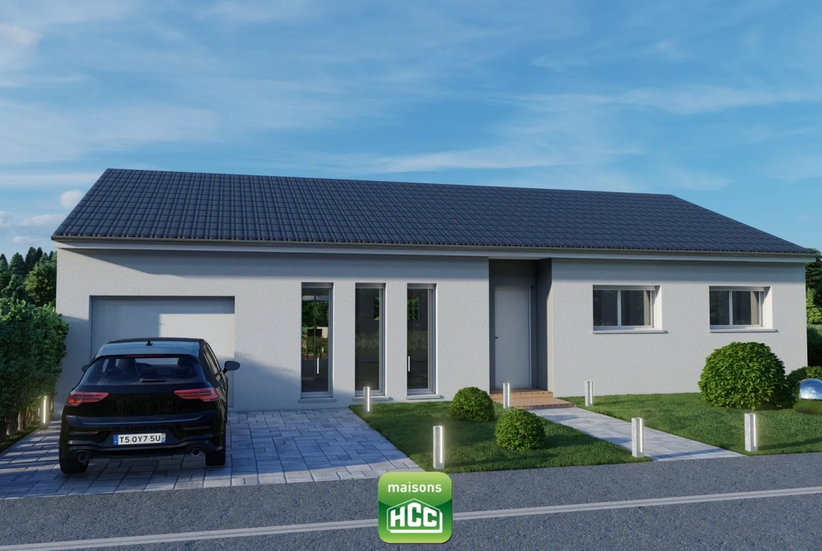 Terrain à bâtir de 900 m² à Alaincourt-la-Côte à 20 minutes de Metz 