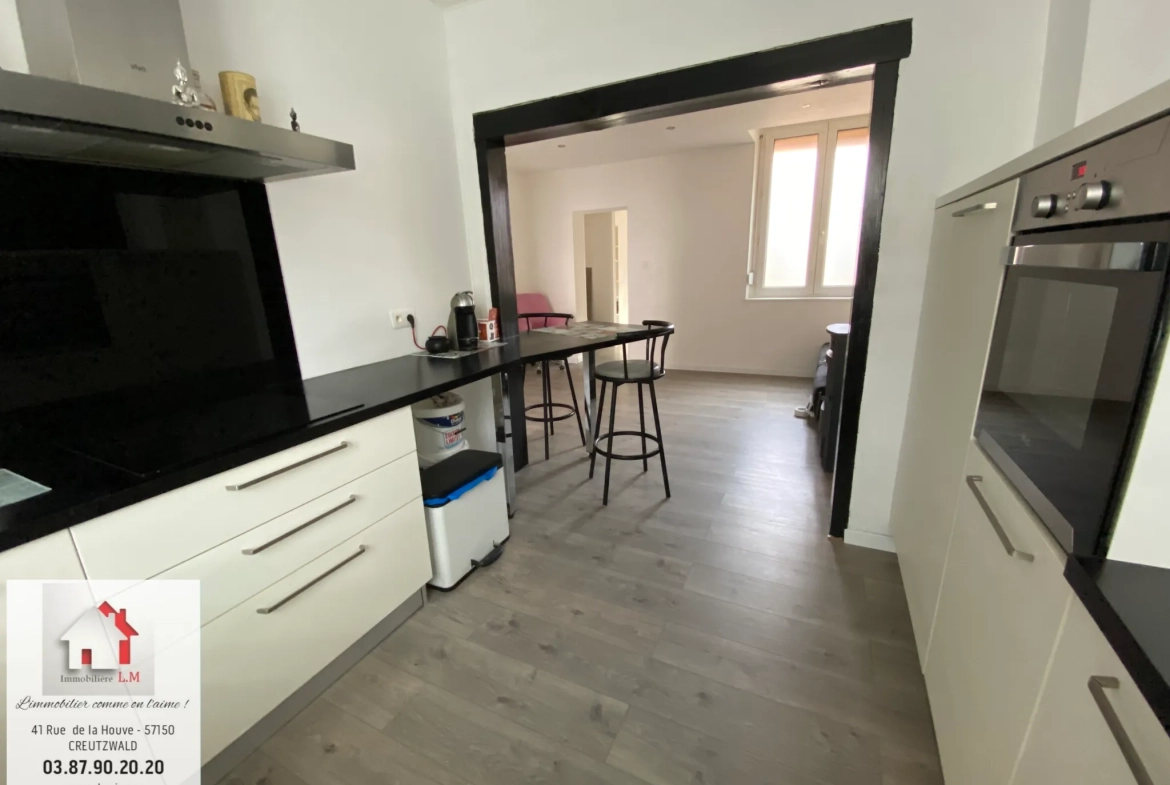 Maison de village rénovée à Falck – 2 chambres, jardin, idéal primo-accédant 