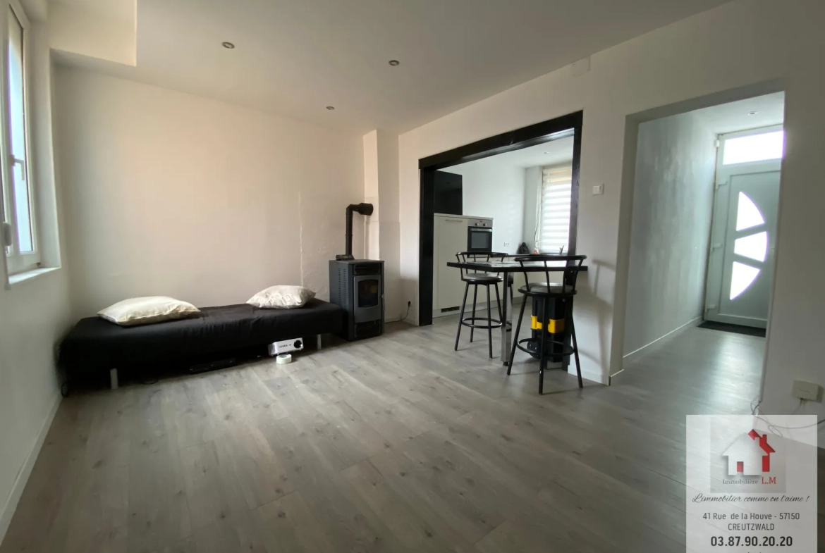 Maison de village rénovée à Falck – 2 chambres, jardin, idéal primo-accédant 