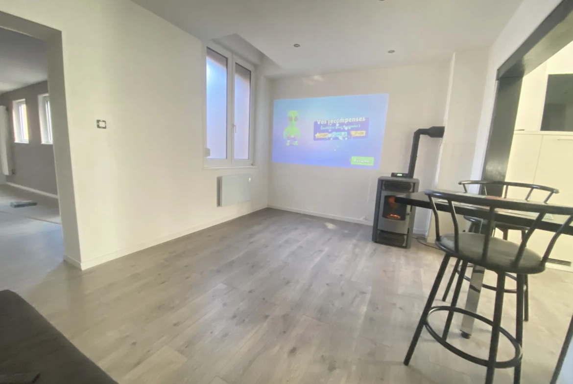Maison de village rénovée à Falck – 2 chambres, jardin, idéal primo-accédant 