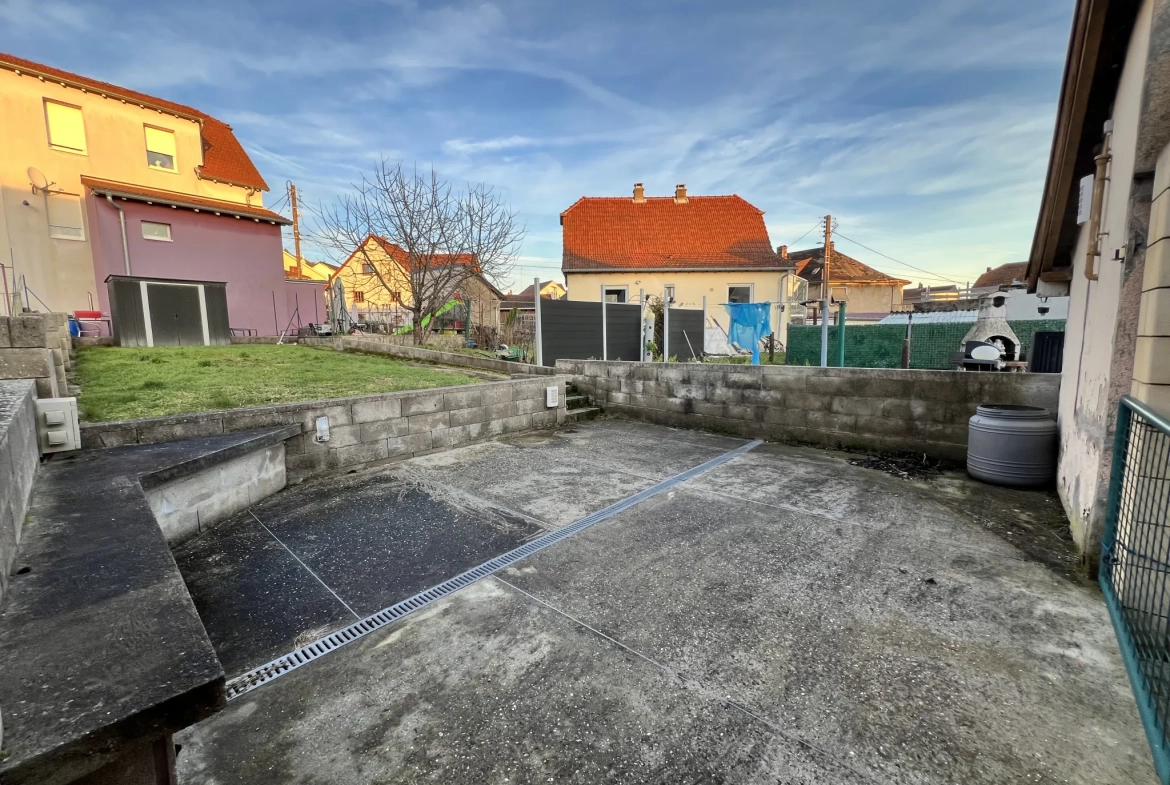 Maison de village rénovée à Falck – 2 chambres, jardin, idéal primo-accédant 