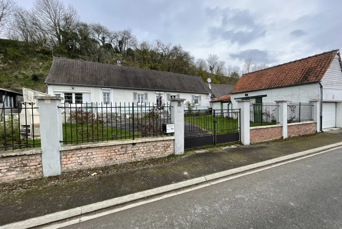 Longère à vendre proche Bray-Sur-Somme - 100 m² avec terrain de 700 m² 