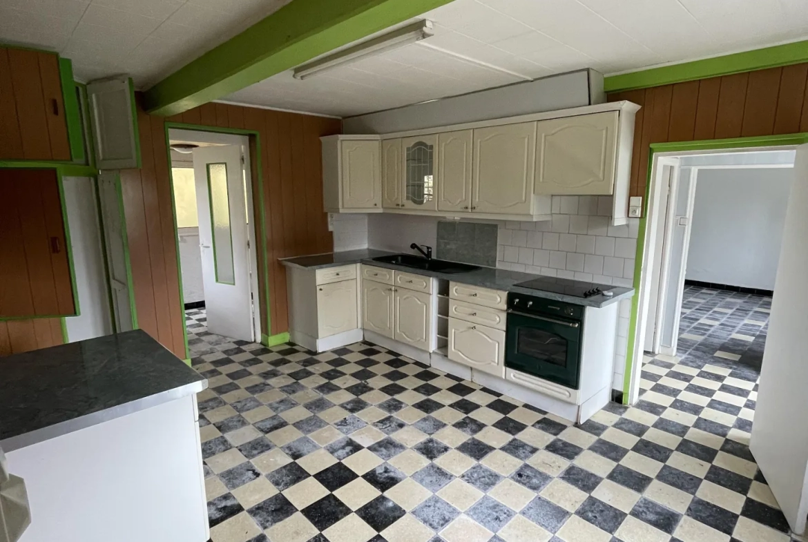Longère à vendre proche Bray-Sur-Somme - 100 m² avec terrain de 700 m² 