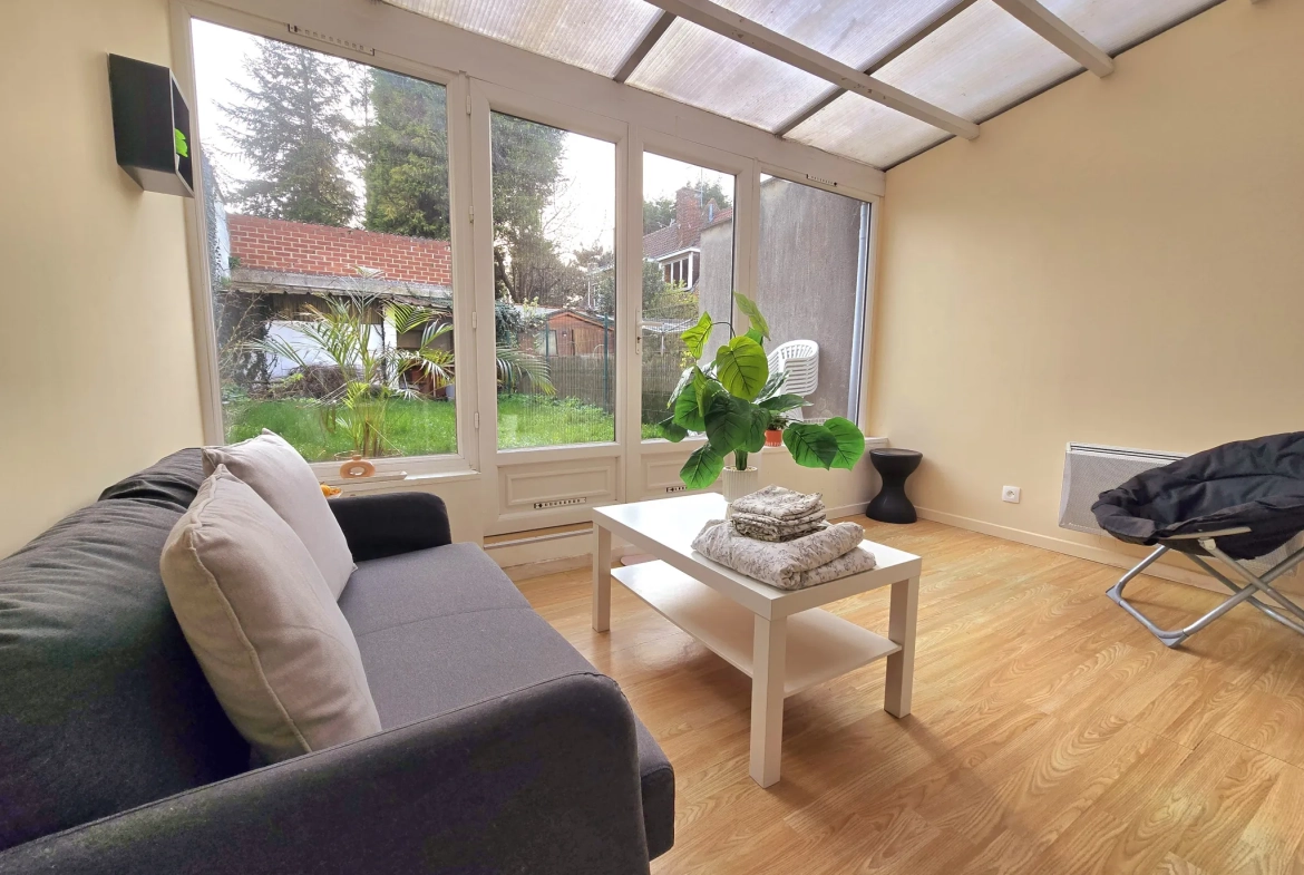 Bel appartement T2 avec jardin et terrasse à Lambersart - Résidence calme 