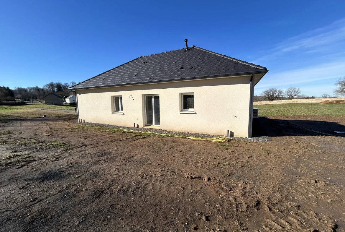 Maison neuve avec vue dégagée à Seilhac, Corrèze – 3 chambres, garage, accessible PMR 