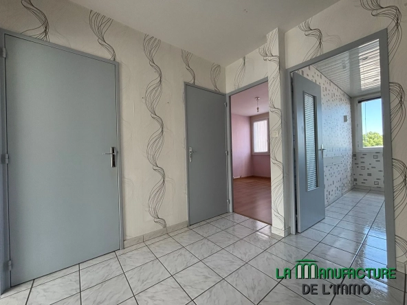 Appartement F3 traversant à Saint-Étienne secteur Bergson 