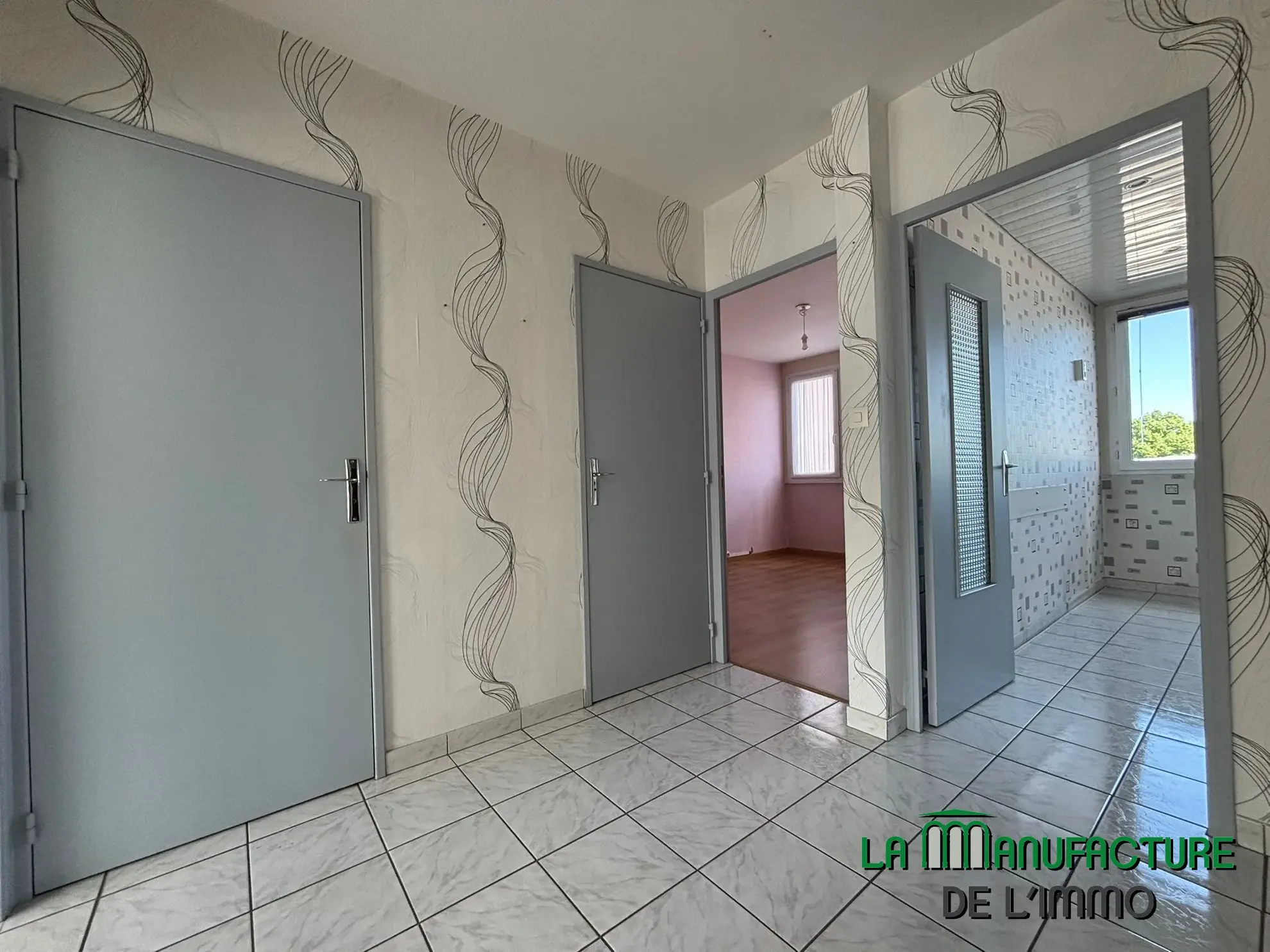 Appartement F3 traversant à Saint-Étienne secteur Bergson 