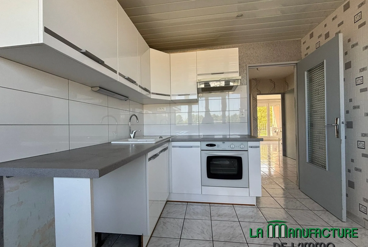 Appartement F3 traversant à Saint-Étienne secteur Bergson 