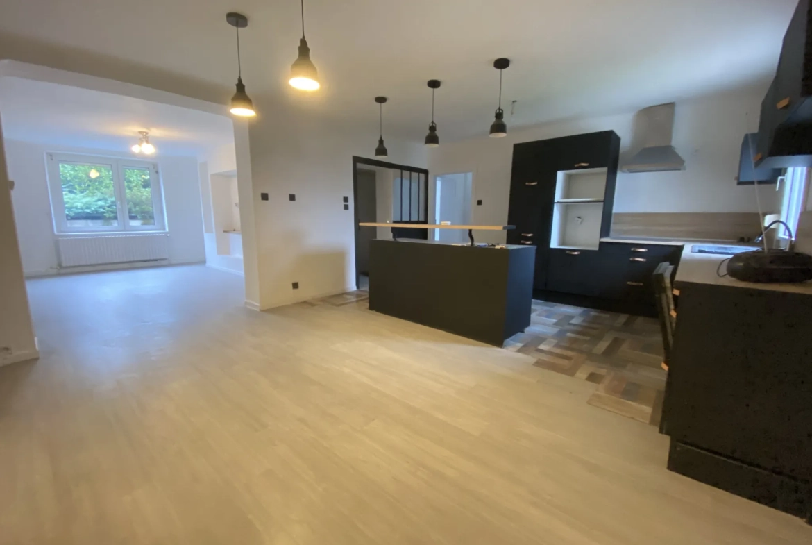 Maison F6 avec terrasse et dépendance à Creutzwald, 149 m², terrain 325 m² 
