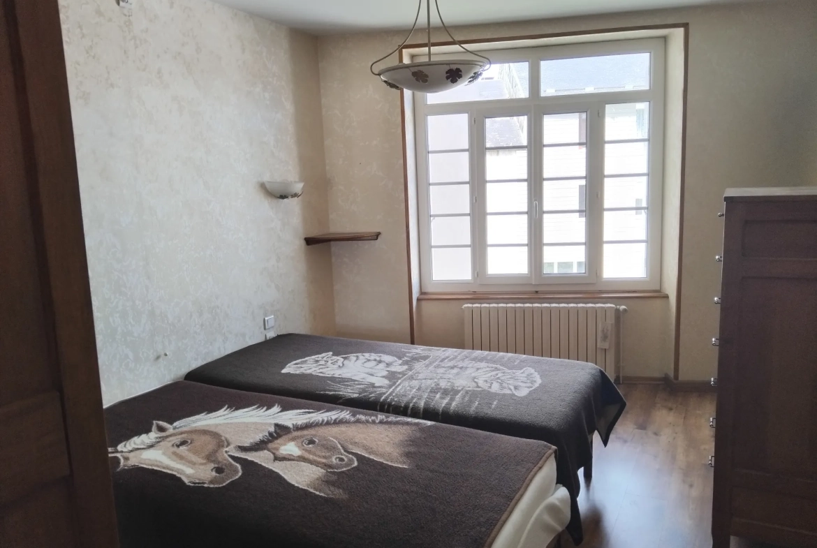 Maison à vendre à Lacaune avec grand garage et espace de rénovation 