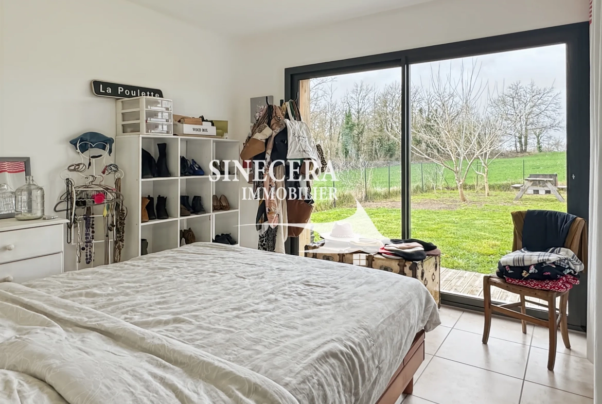 Villa contemporaine à Villetoureix avec terrasse et vue dégagée 