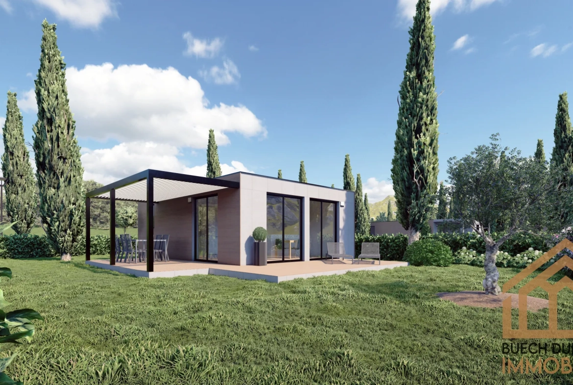 Maison écologique de 45 m² à Manteyer dans une résidence de loisirs 