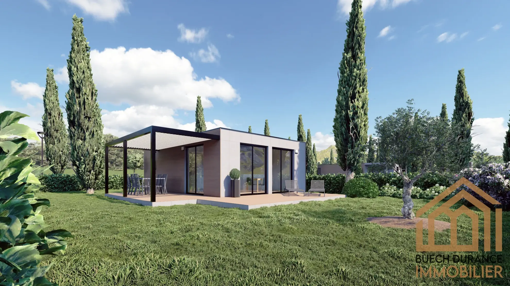 Maison écologique de 45 m² à Manteyer dans une résidence de loisirs 