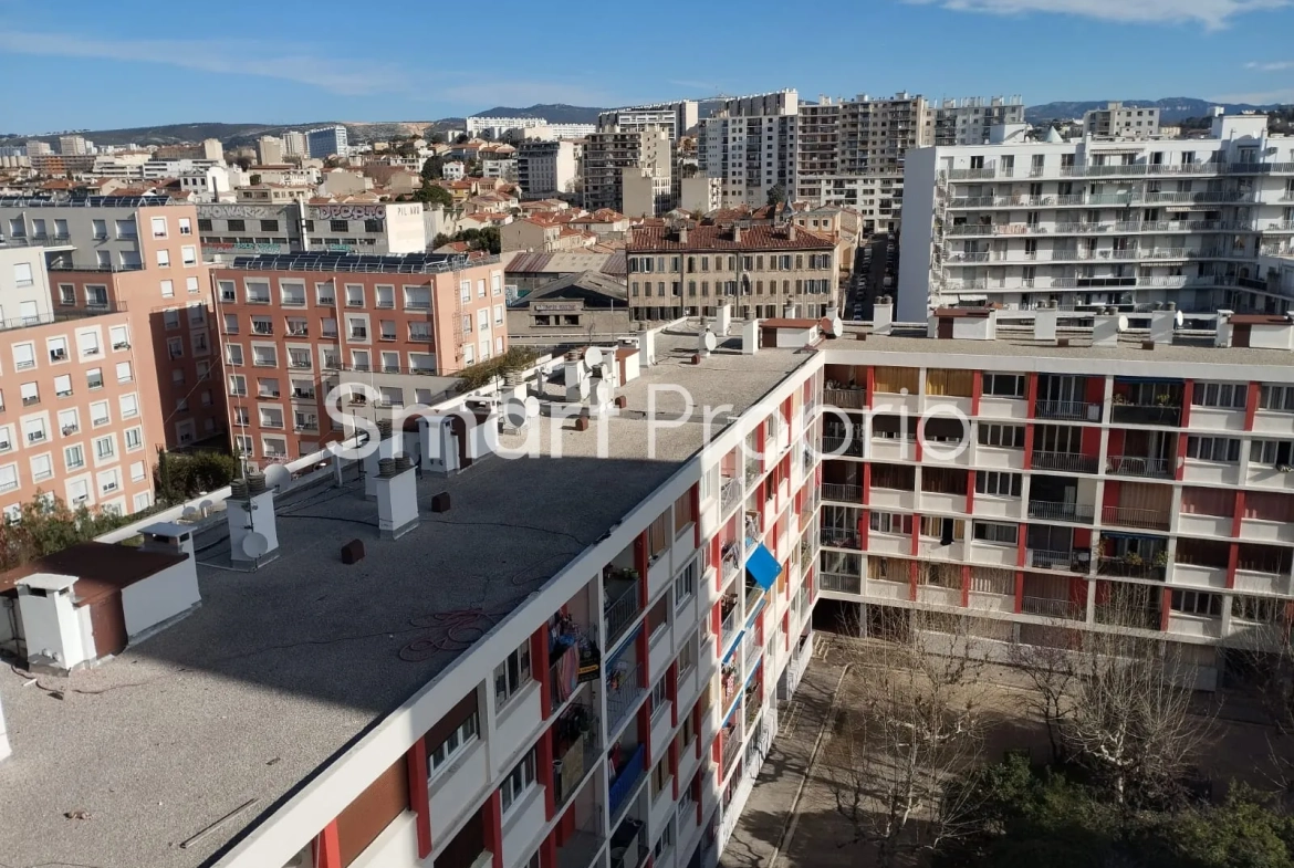 Appartement T3 lumineux à Marseille avec balcon, cave et parking - Opportunité d’investissement 
