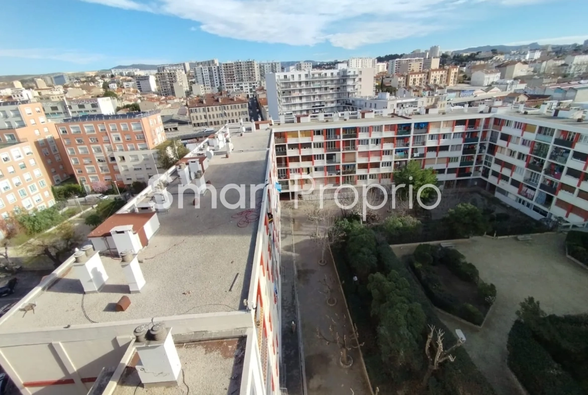 Appartement T3 lumineux à Marseille avec balcon, cave et parking - Opportunité d’investissement 