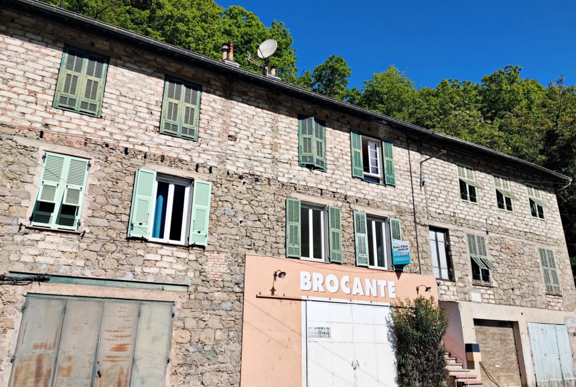 Appartement lumineux de 55 m² à Lantosque avec vue montagne 