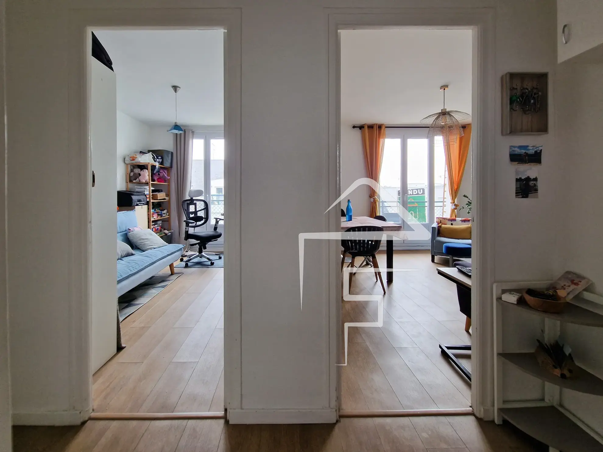 Grand T3 lumineux à Nantes, proximité commerces et transports, avec cave et parking 