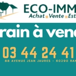 Terrain constructible en centre-ville de Liancourt de 800 m² à vendre