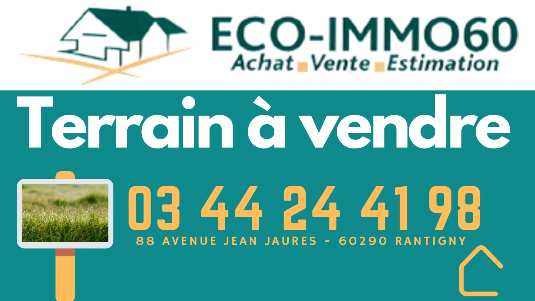 Terrain constructible en centre-ville de Liancourt de 800 m² à vendre 