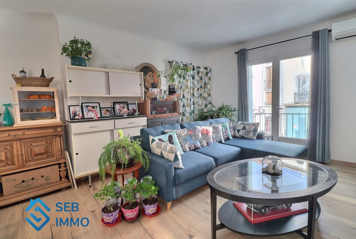 Maison de village rénovée de 129 m² à Canet-en-Roussillon, centre-ville 