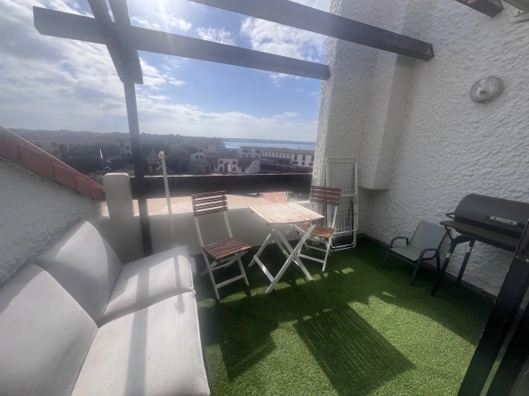 Appartement 2 pièces avec mezzanine et vue sur les Pyrénées à Port Barcares