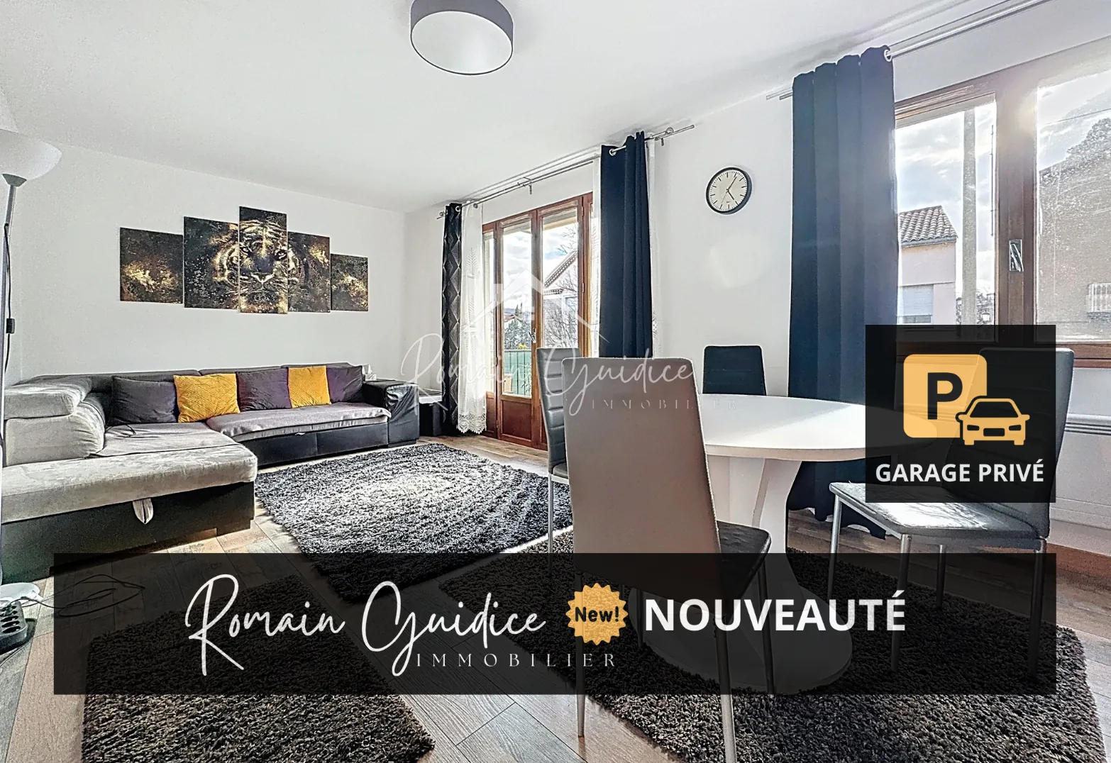 Bel appartement F5 rénové de 85 m² avec garage et cave à Millau 