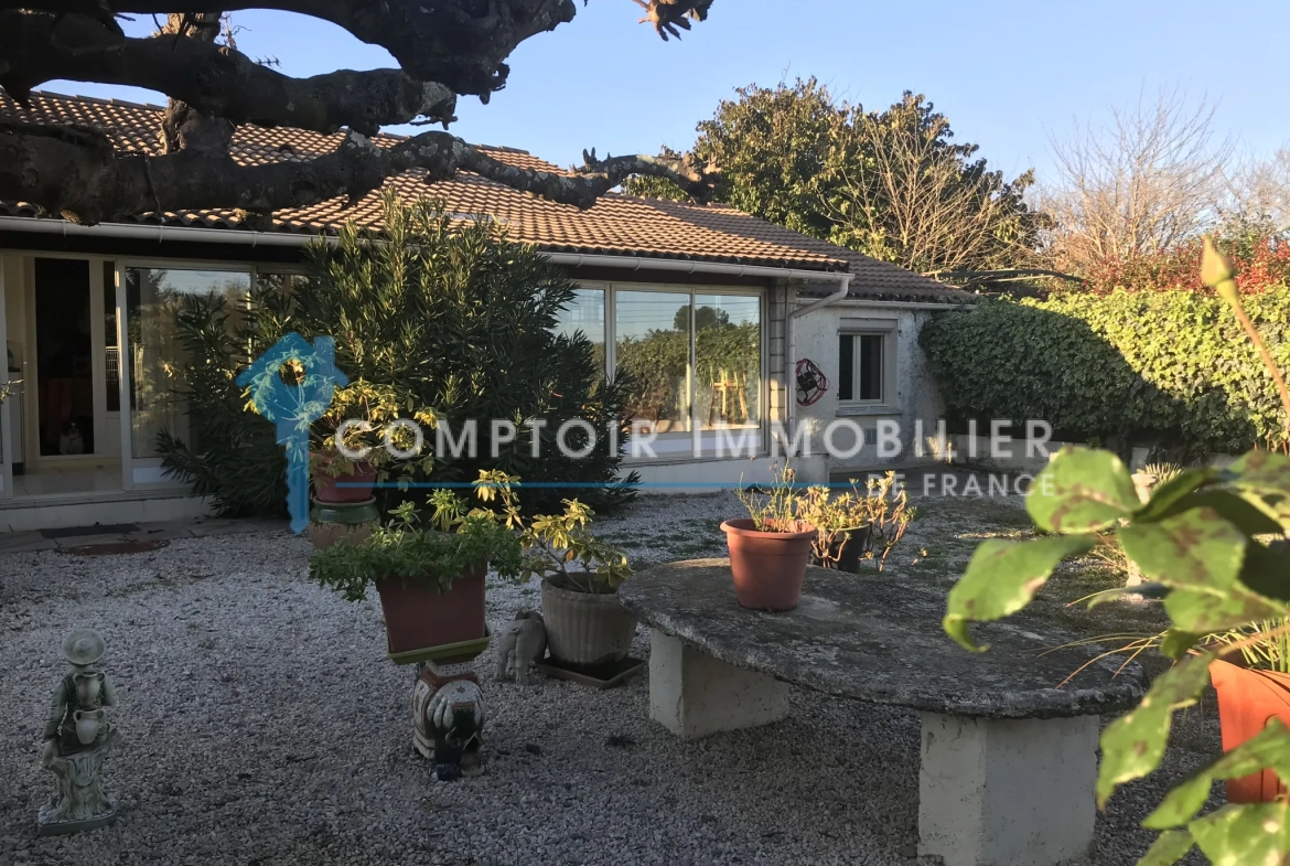Villa de plain-pied à vendre à Anduze avec grand terrain 
