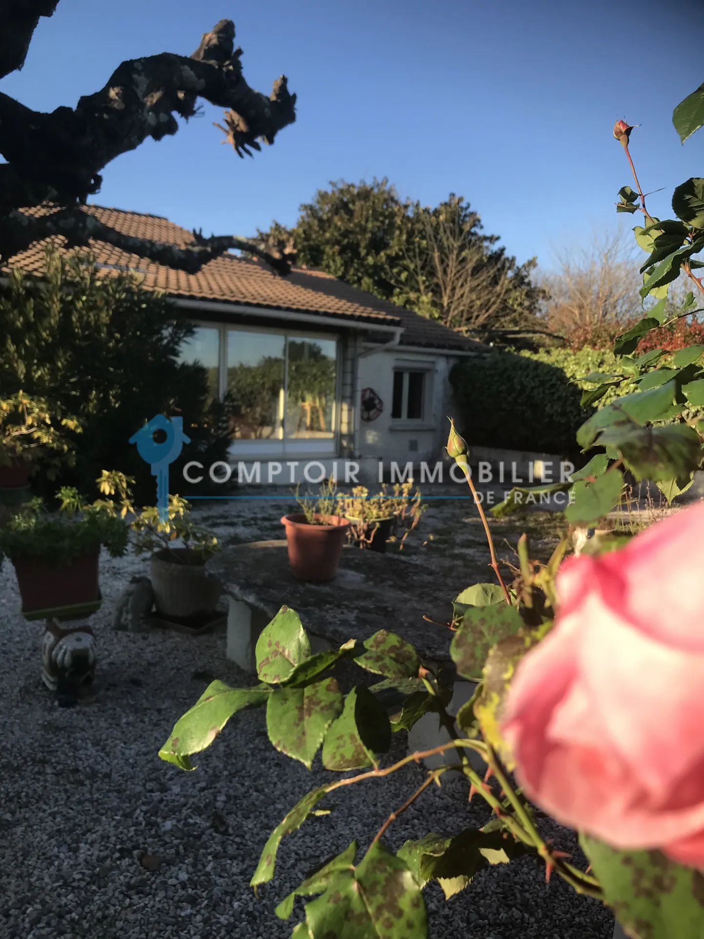Villa de plain-pied à vendre à Anduze avec grand terrain 