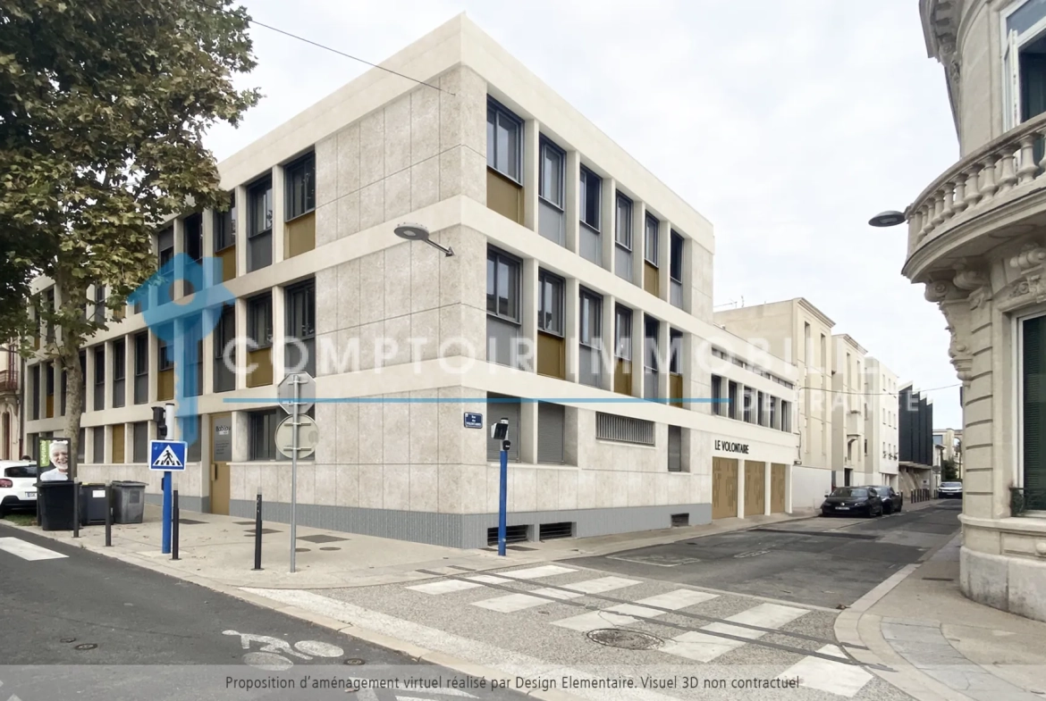 Appartement T2 lumineux de 35 m² à Montpellier Arceaux - Résidence ou investissement 