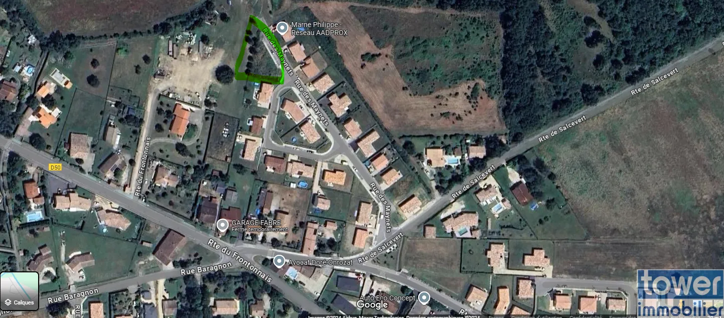 Terrain constructible de 600 m² à Montbartier, dernier lot disponible 