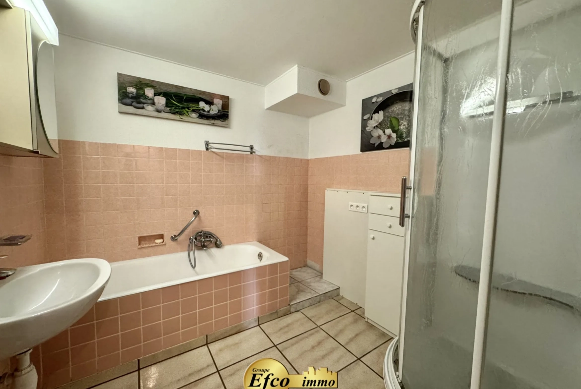Vente d'un appartement T3 lumineux avec balcon à Huningue proche de Bâle 