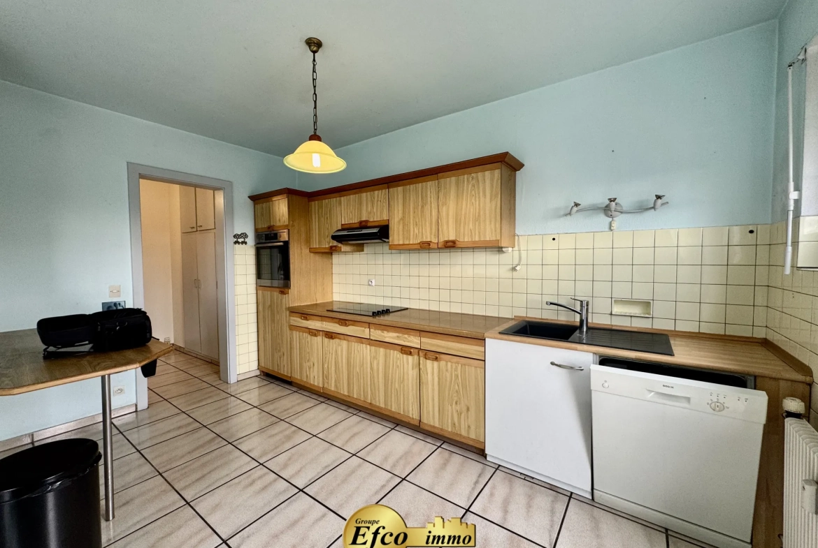 Vente d'un appartement T3 lumineux avec balcon à Huningue proche de Bâle 