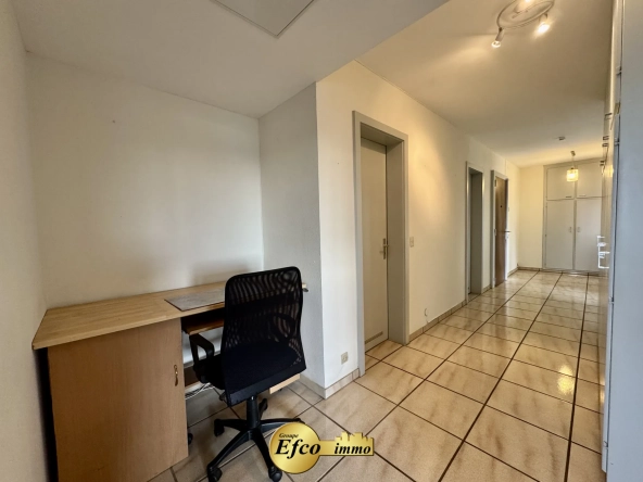 Vente d'un appartement T3 lumineux avec balcon à Huningue proche de Bâle 