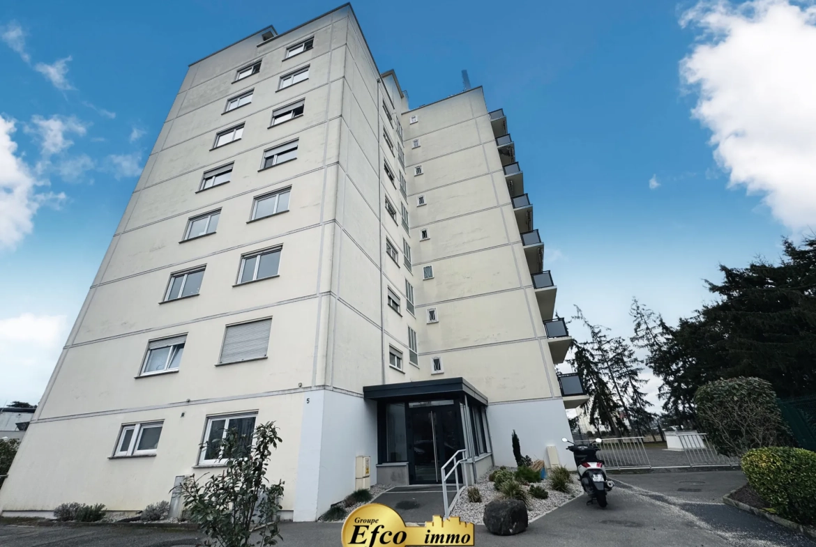 Vente d'un appartement T3 lumineux avec balcon à Huningue proche de Bâle 