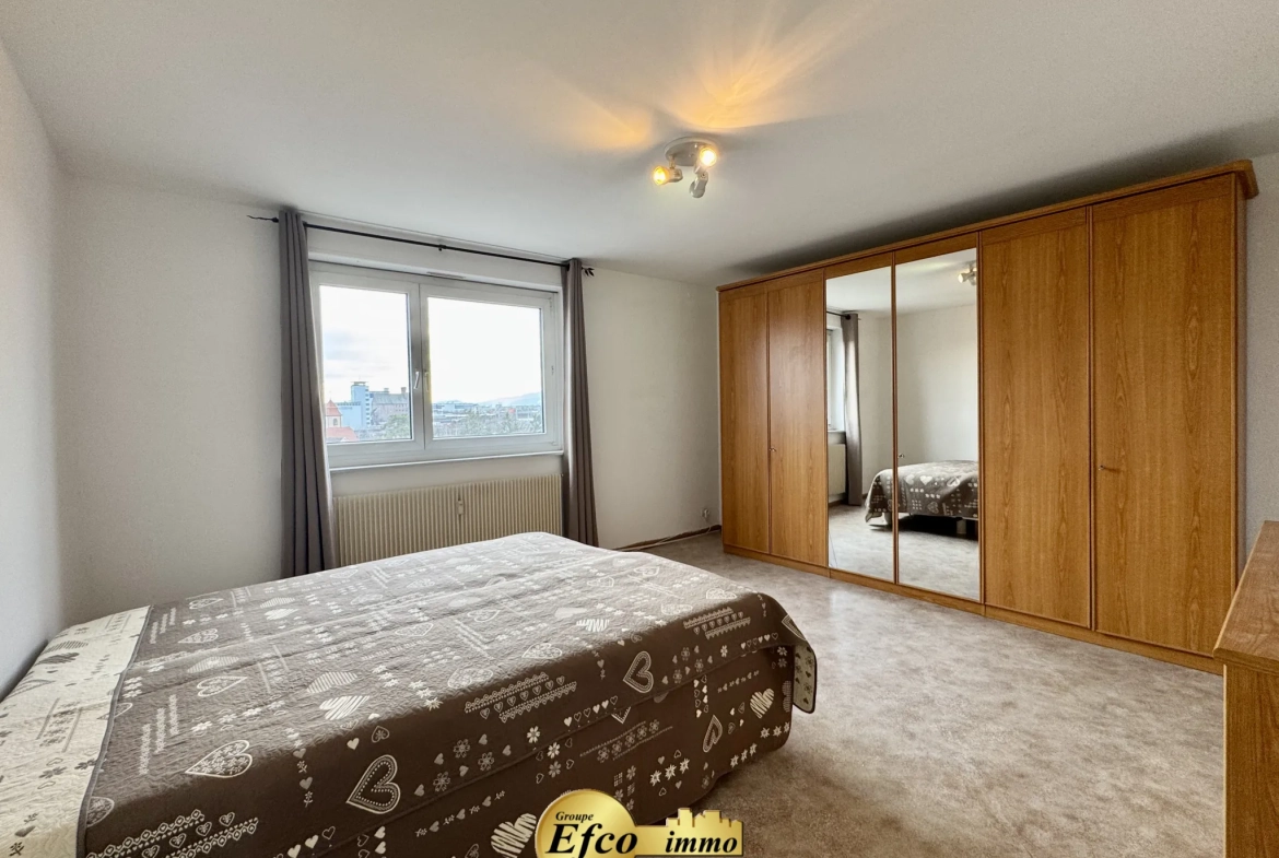 Vente d'un appartement T3 lumineux avec balcon à Huningue proche de Bâle 