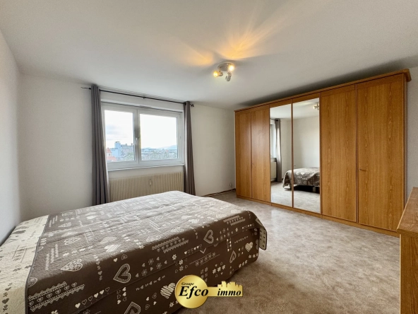 Vente d'un appartement T3 lumineux avec balcon à Huningue proche de Bâle 