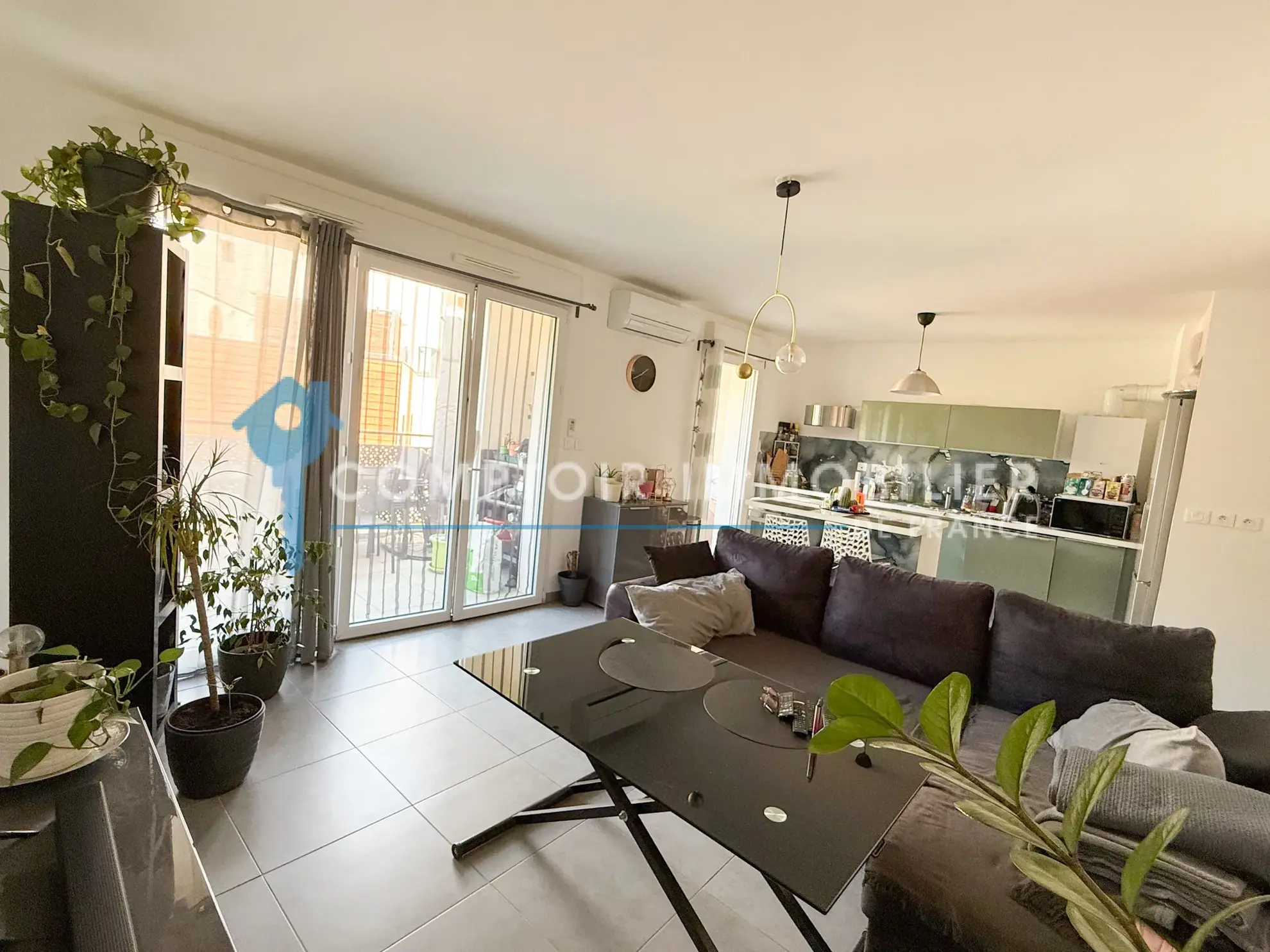 Appartement T3 avec terrasse, parking et vue à Marseille - Hauts de Saint-Marthe 