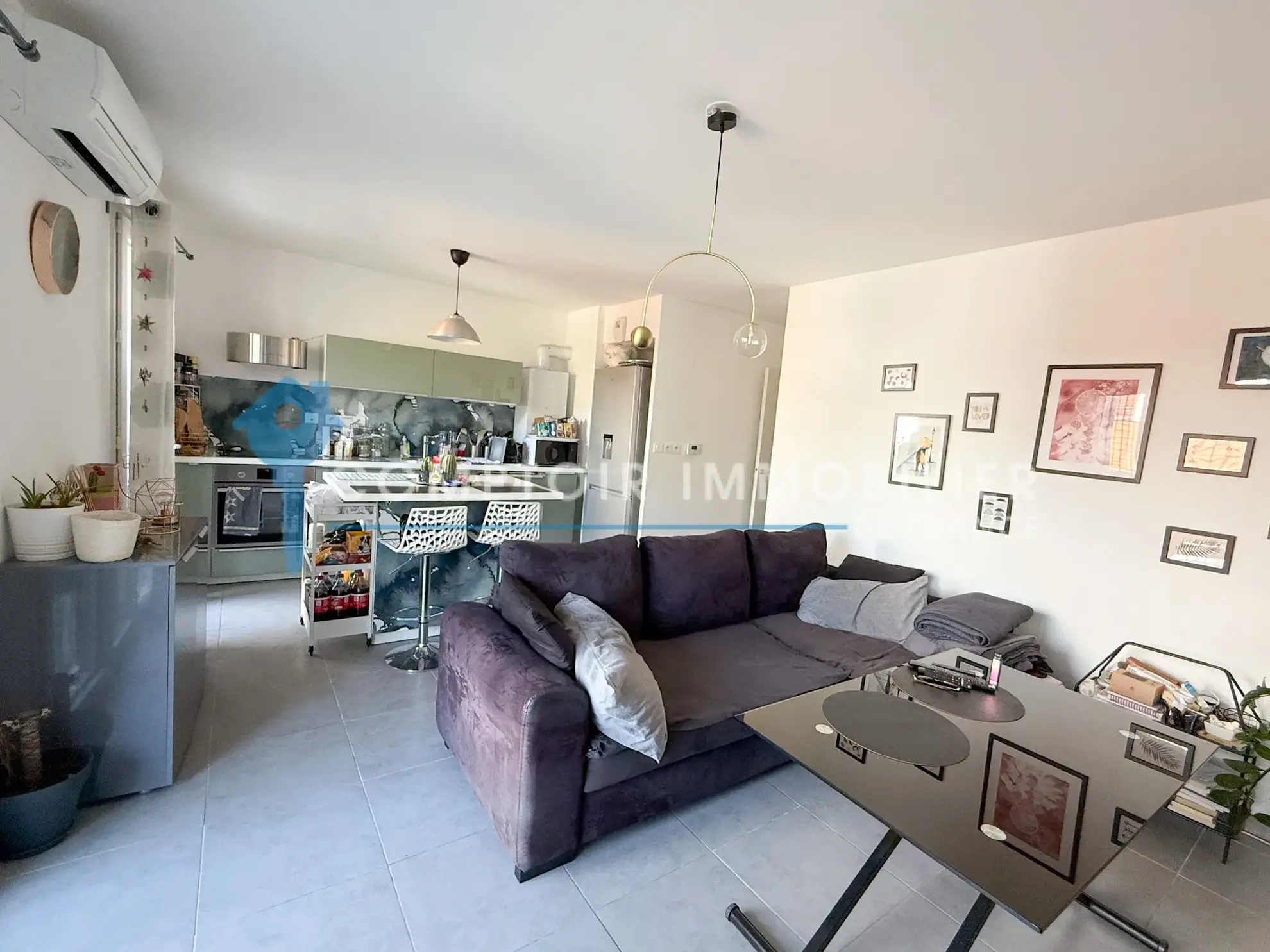 Appartement T3 avec terrasse, parking et vue à Marseille - Hauts de Saint-Marthe 