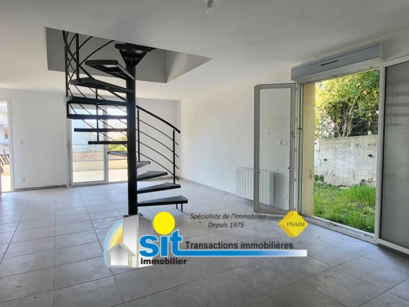 Maison rénovée à Vienne Charavel avec garage et terrasse - 87 m² 