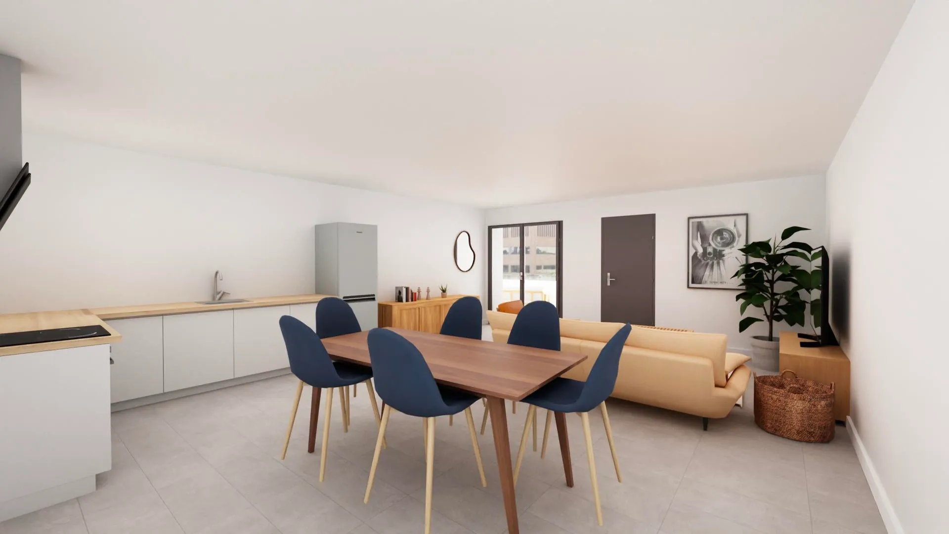 Appartement T3 moderne de 75,40 m² à Jonquières, norme RE 2020, avec cave et parking 