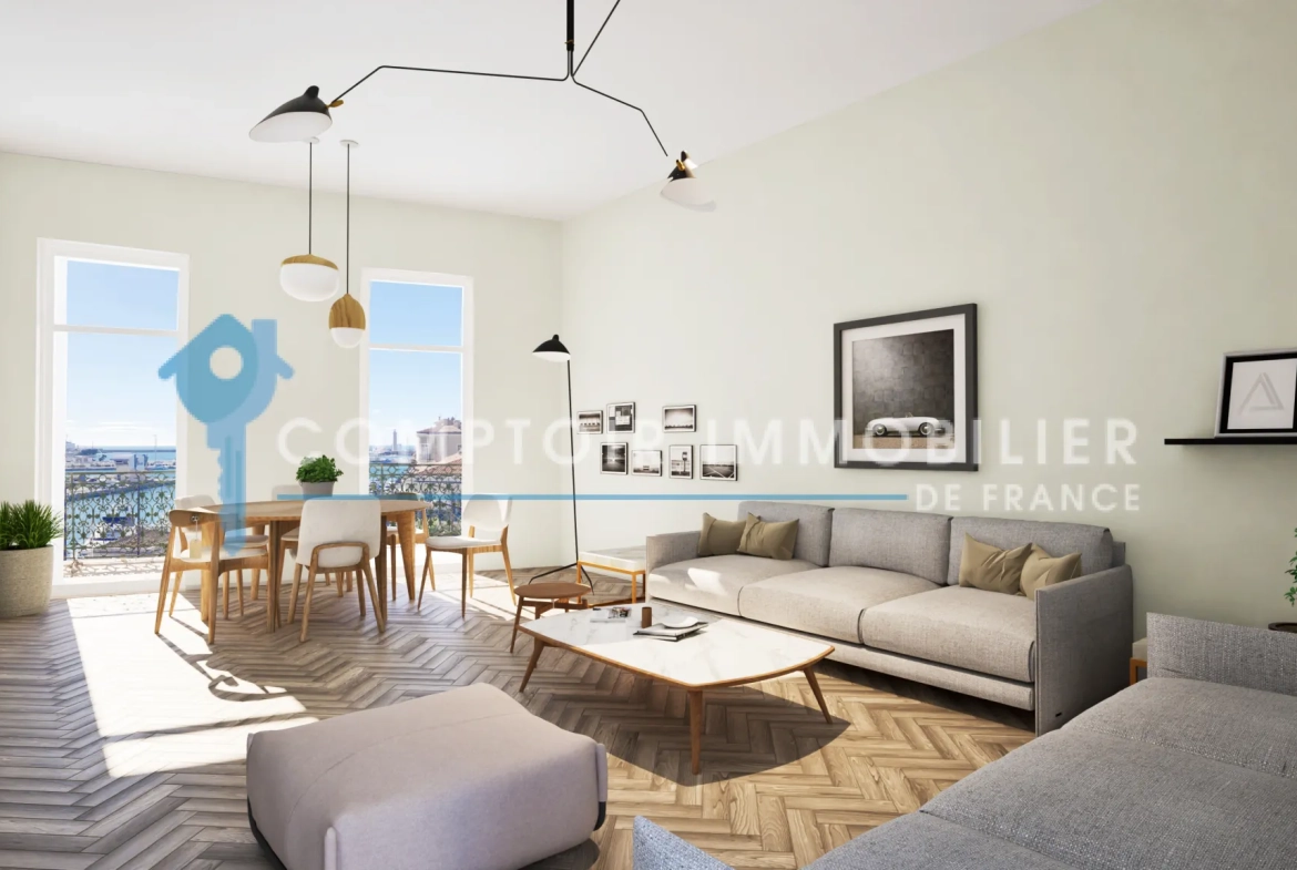 Appartement à vendre avec vue mer et canaux à Sète 