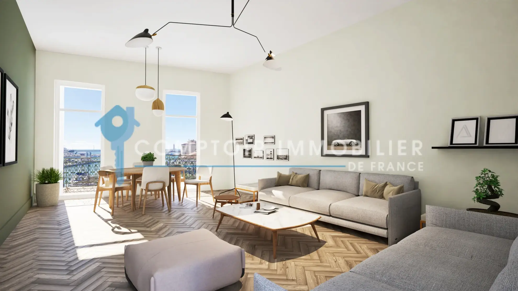 Appartement à vendre avec vue mer et canaux à Sète 