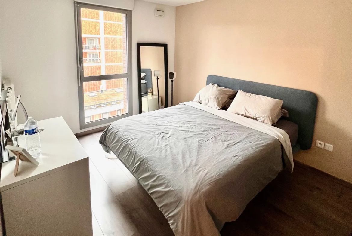 Appartement T2 lumineux de 42,69 m² à Lille avec parking et balcon – Idéal étudiant ou jeune actif 